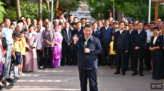 独家视频丨习近平在宁夏考察调研