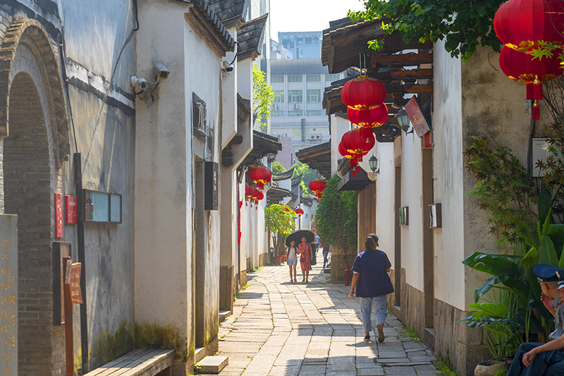 2019年6月28日，福州，三坊七巷风光。