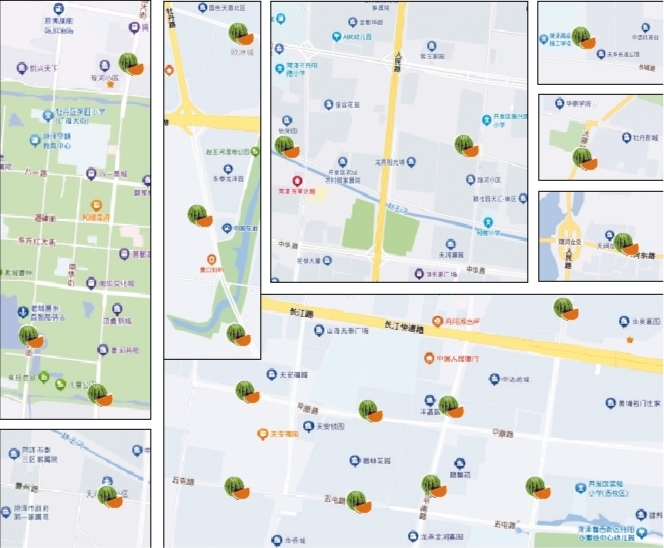 市区“瓜果地图”新鲜出炉