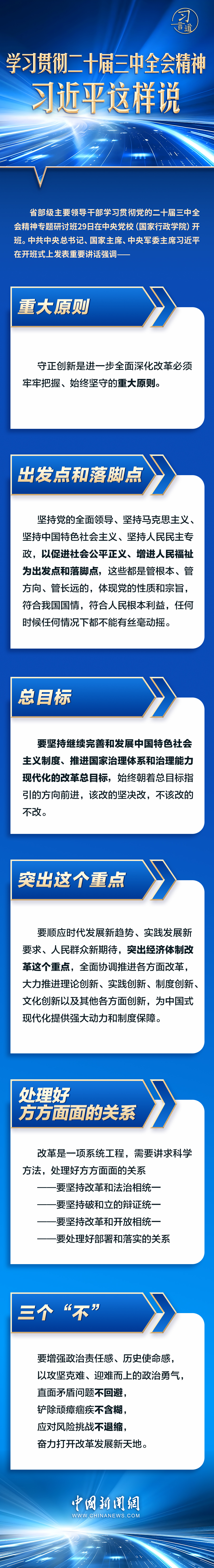 习言道｜学习贯彻二十届三中全会精神，习近平这样说