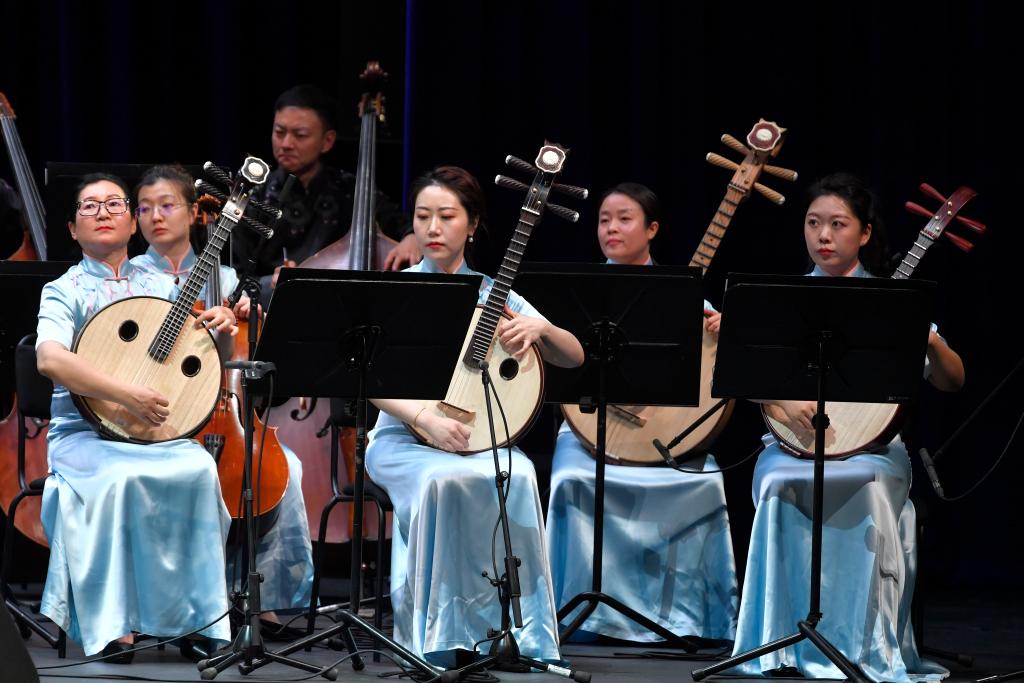 俄罗斯“中国文化节”专场演出《江山如画》民族音乐会在莫斯科举