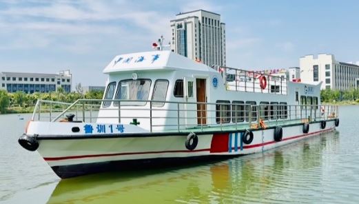 “邮轮课堂”搬进校园湖泊实景实训赋能港航人才培养