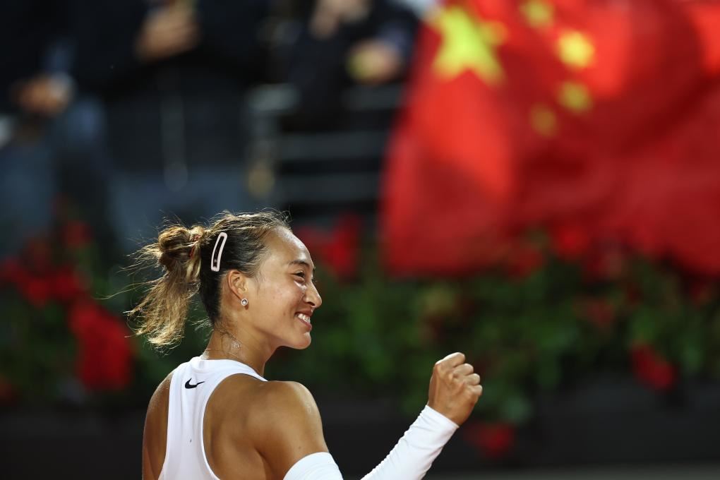 WTA1000网球罗马站：郑钦文晋级半决赛